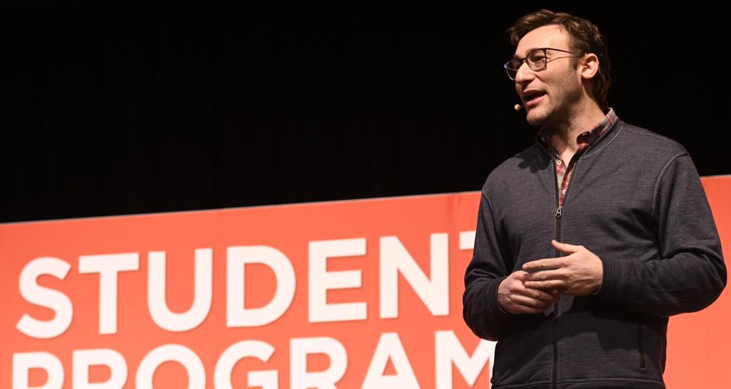 Simon Sinek speaks at Retail's BIG Show Student Program 2017